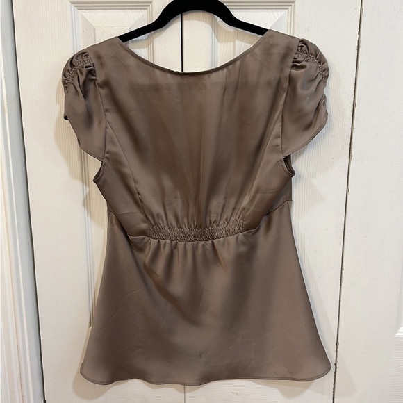 SOLD Y2K loft blouse size 8 faux satin - Picture 4 of 4